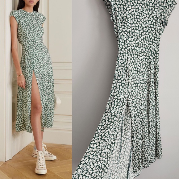 *SOLD* Reformation Gavin Dress in Midori - Size 8 - Picture 2 of 6